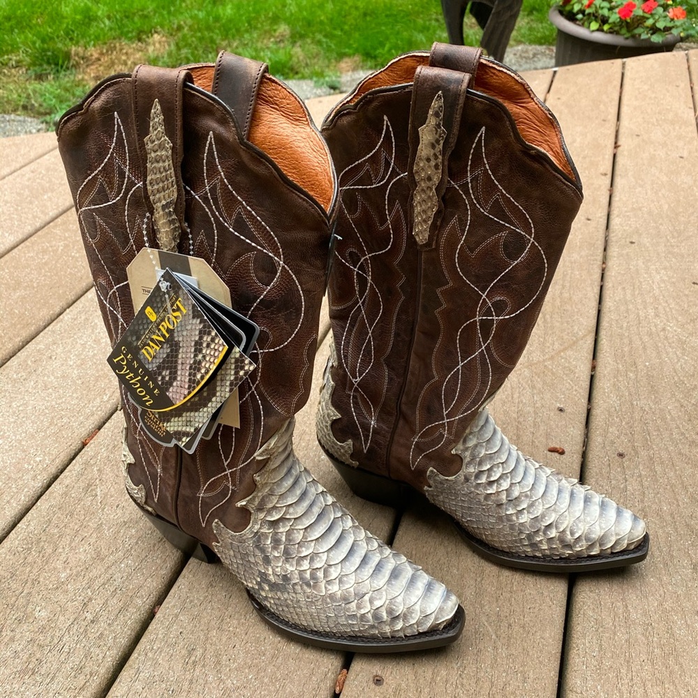 Dan Post Python Cowboy Boots - Picture 4 of 12